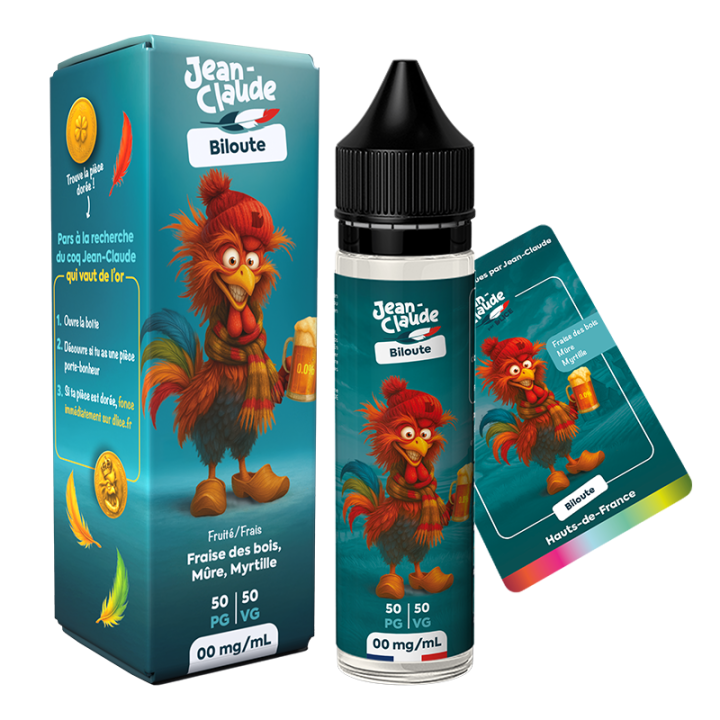 E-liquide 50mL Jean-Claude BILOUTE par D'LICE