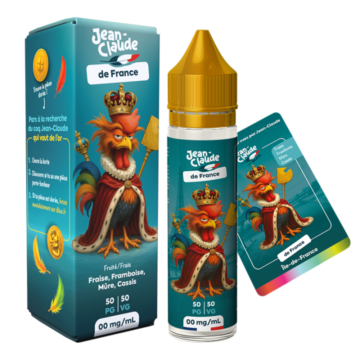 e liquide 50 ml Jean Claude DE FRANCE par D'LICE