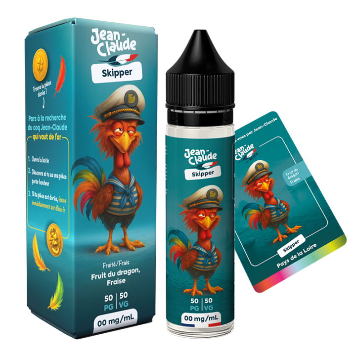 E-liquide 50mL Jean-Claude SKIPPER par D'LICE