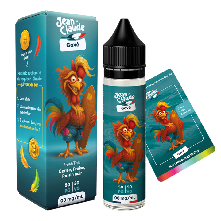 E-liquide 50mL Jean-Claude GAVÉ par D'LICE