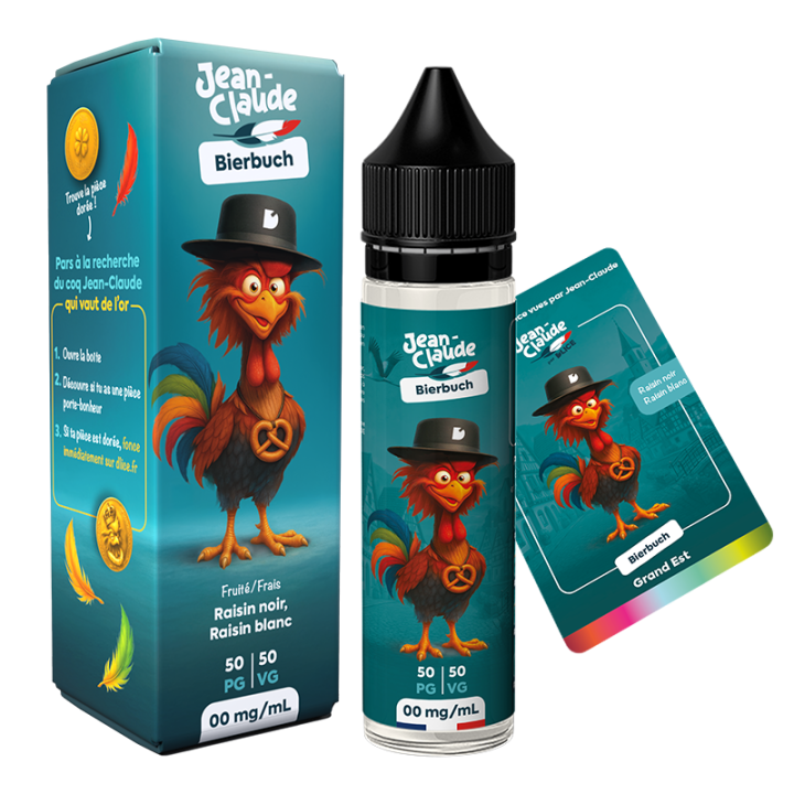 E-liquide 50mL Jean-Claude BIERBUCH par D'LICE