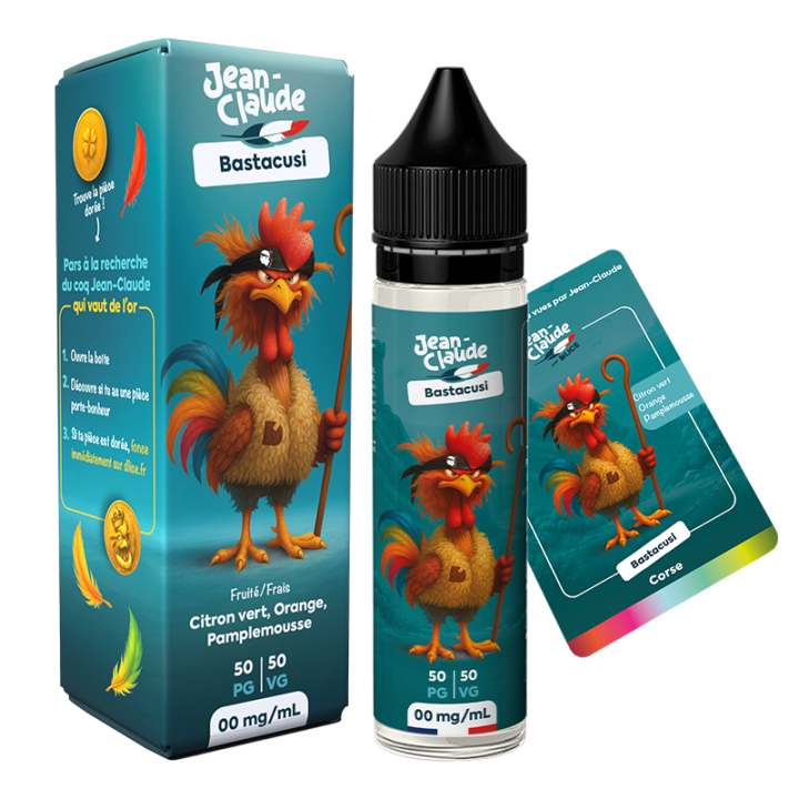 E-liquide 50mL Jean-Claude BASTUCUSI par D'LICE