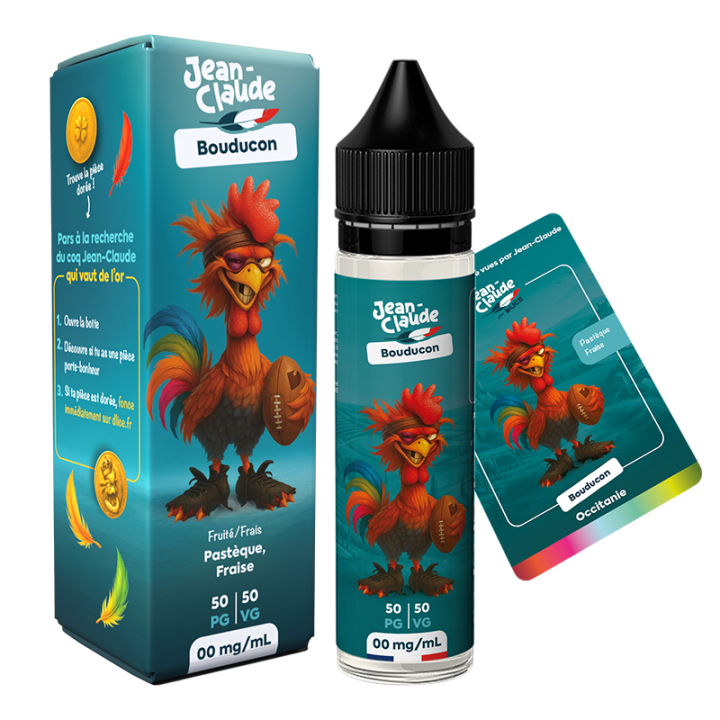 E-liquide 50mL Jean-Claude BOUDUCON par D'LICE