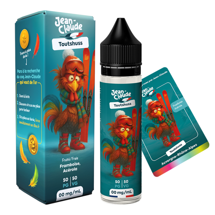 E-liquide 50mL Jean-Claude TOUTSHUSS par D'LICE